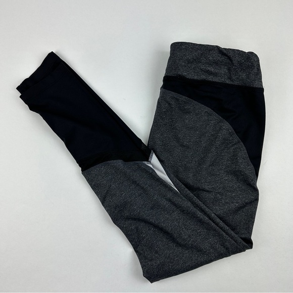 Avia Leggings Womens Medium Gray White Black - Picture 1 of 11